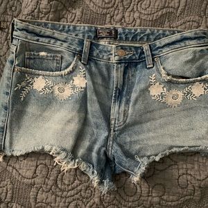 Denim shorts